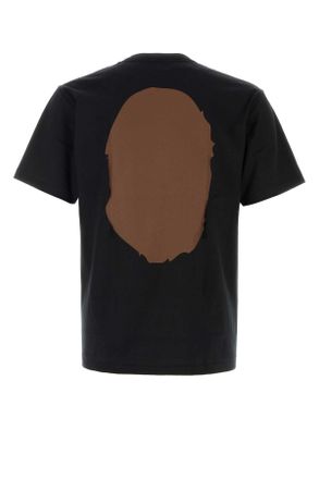 A Bathing Ape Mens Black Cotton Big Ape Head T-Shirt Exterior Exterior: T-shirts And Polos
