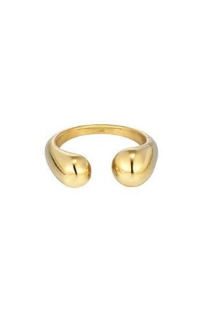 Adornia 18K Gold Plated Open Band Ring at Nordstrom Rack, Size 7