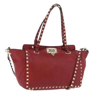 Valentino Pre-owned Handbags, female, Red, Size: ONE SIZE Pre-owned Vintage Hand Bag
