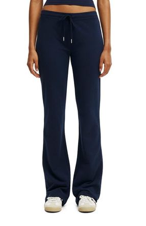 Cotton On Womens Active Stretch Modal Fleece Bootleg Sweatpant in Prep Sport Navy at Nordstrom, Size X-Small