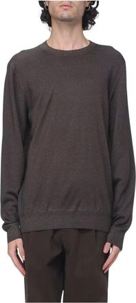 Fay Maglione Girocollo - - Knitwear - Uomo - Marrone - S