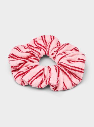 Simons Womens Striped terry scrunchie