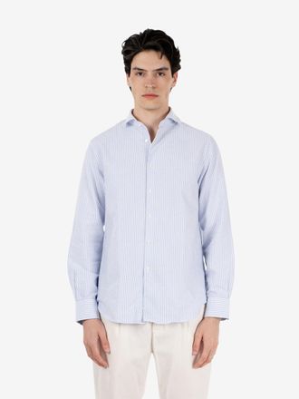 Aspesi Camicia a righe azzurra
