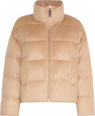 Max Mara The Cube Mora Down Jacket Mora Camel