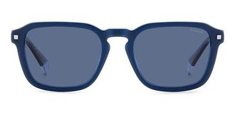 Polaroid PLD 4156/S/X Polarized PJP/C3 Mens Sunglasses Blue Size 53