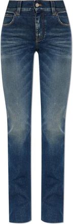Balenciaga Jeans met uitlopende pijpen - Dames - Slim Fit Jeans - Blauw - W27 - Denim - Jeans