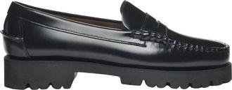 Sebago Dan Lug Loafer - Dames - Loafers - Zwart - 36 EU - Leer - Schoenen