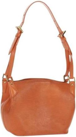 Louis Vuitton Pre-owned Vintage Schoudertas - Dames - Vintage Schoudertas - Oranje - ONE Size - Leer - Vintage