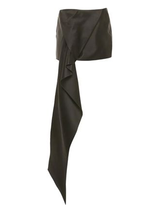 Prada Gonna drappeggiata - Nero