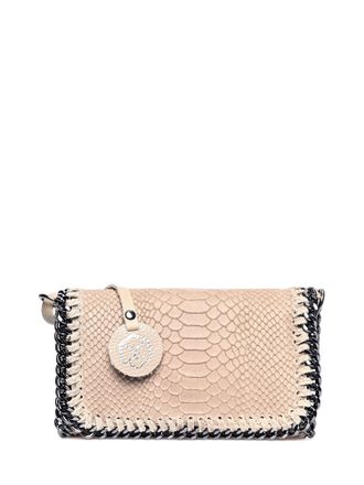 Luisa Vannini Beige Rundleer Tas