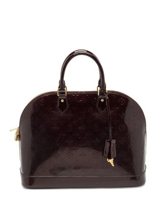 Louis Vuitton 2024 Alma GM handbag - women - Patent Leather - One Size - Red
