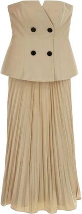 Self Portrait Donna, Abiti, Beige, S, new