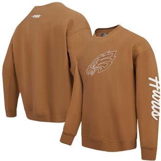 Pro Standard Mens Pro Standard Jalen Hurts Brown Philadelphia Eagles Pullover Crewneck Sweatshirt at Nordstrom, Size Xxx-Large