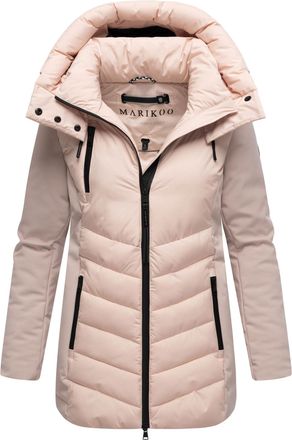 Marikoo dames winterjas Tivaa XVI met softshell & afneembare capuchon