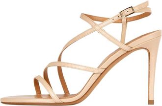 Generic Open Toe Fashion Stiletto Heels for Womens,Simple Round Strappy Toe Sexy Heels Sandals Summer Comfortable Party Prom Dressy Shoes High Heel,Apricot,11