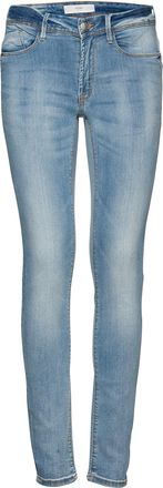 Ichi Womens Erin IZARO Skinny Jeans, Blue (Bleached Light Blue), 33W x 32L