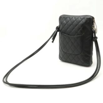 Chanel Pre-owned Cross Body Bags, female, Black, Size: ONE SIZE Pre-owned Vintage Crossbody Bag