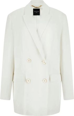 Marciano Nina Double Breasted Blazer - Dames - Blazers - Wit - M - Leer - Jassen