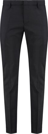 Dondup Black Flat Front Pants