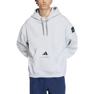 adidas EQT Hoodie in Light Grey Heather at Nordstrom, Size X-Large R