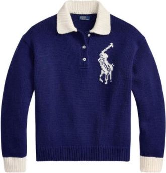 Ralph Lauren Accessoires - Dames - Truien - Blauw - Maat: XS
