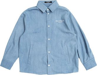 Balmain Shirt With Embroidered Logo
