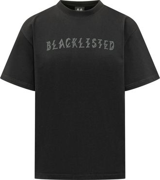 44 Label Group T-shirt met logo - Heren - T-shirts - Zwart - M - Katoen - Tops