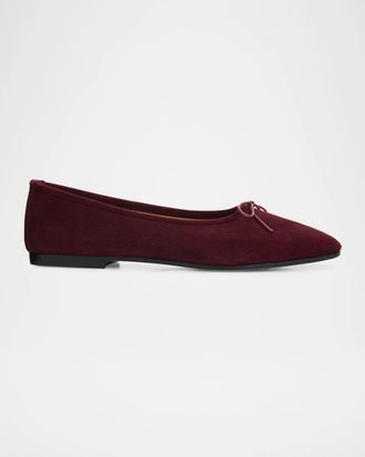 Sophique Scala Suede Ballerina Flats