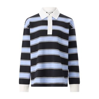 Closed Closed, Polo Shirts, female, Multicolor, Size: 2XS Long-sleeve Polo