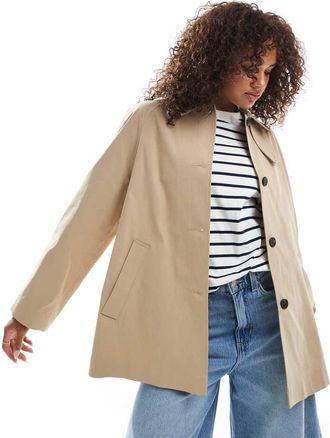 Asos Trench corto color pietra-Neutro
