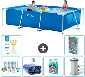 Intex Piscina Con Estructura Rectangular - 300x200x75 Cm - 7-piezas S108