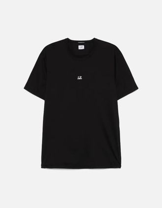 C.P. Company Mens Small Logo T Shirt - Black - Size: 40