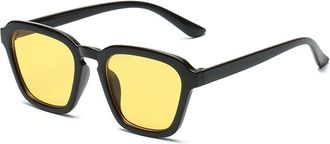 Generic Mens Driving Sports Sunglasses Outdoor Womens Driving Vacation Sun Glasses(Yellow)