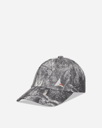 Roa Wrangler Washed Pattern Denim 6 Panel Cap Owl Dark Camo