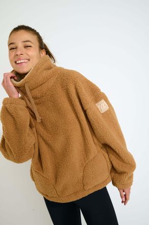 Banana Moon Strickpullover BANANA MOON Banana Moon Pullover CHIMNEY-IGLOO, Damen, Gr. XS, braun, Obermaterial: 100% Polyester PES., Pullover Strickpullover