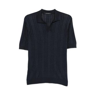 Tagliatore Heren, Truien, Blauw, Maat: XL Zijde