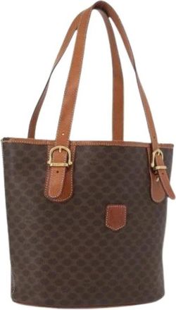 Celine Pre-owned Plastic Tote Bag - Dames - Vintage Shopper - Bruin - ONE Size - Vintage