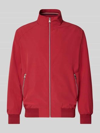 Christian Berg Jacke mit Stehkragen in Rot, Gr&ouml;&szlig;e 3XL