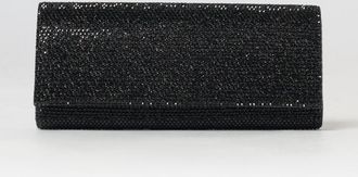 Twentyfourhaitch Clutch French75 in tessuto glitter con cristalli