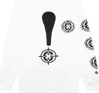 Readymade T-shirt con grafica e maniche lunghe - Bianco