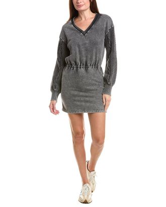 Chaser French Terry Channel Mini Dress
