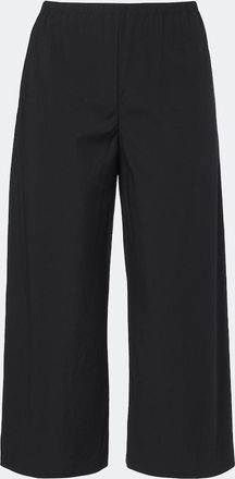 The Row Cosmo cropped wool wide-leg pants