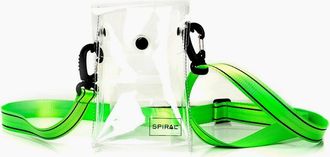 Spiral Womens Academy Cross Body Bag with Black Hardware - Green - Size: ONE size