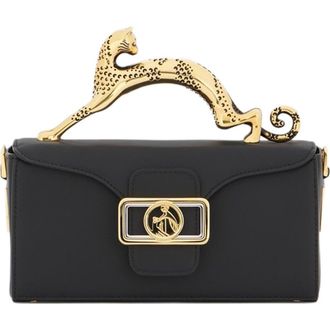 Lanvin Nano Pencil Cat Leather Bag in Black at Nordstrom