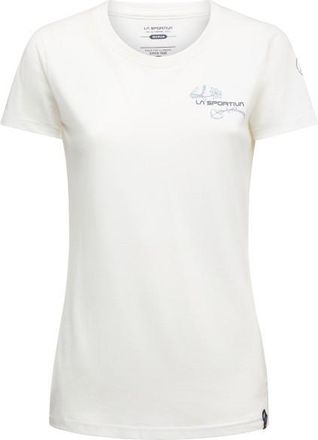 La Sportiva Climb Flower T-Shirt T-Shirt f&uuml;r Damen | wei&szlig;