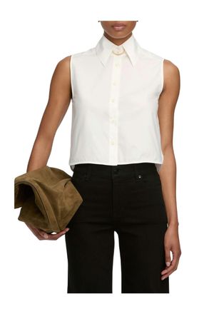 Frame Denim The Prep Shirt In White