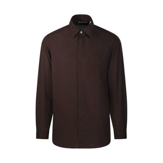 Lardini Hombre, Camisas, Marr&oacute;n, Talla: M