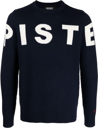 Perfect Moment Piste two-tone jumper - men - Wool - M - Blue