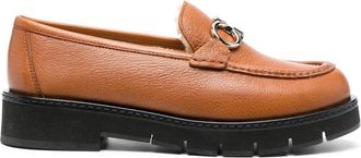 Ferragamo Ladies Brown Loafers, US Size 11