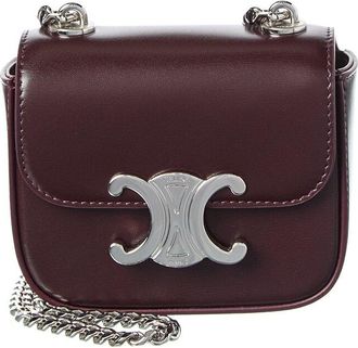 Celine Celine Claude Mini Leather Shoulder Bag